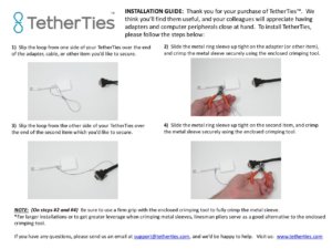 TetherTies 15 Second Installation Guide pdf